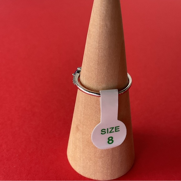 Bomb Party RBP5950 “Reminders of You” LG Fire Opal on Rhodium Size 8 Ring NWT - Picture 3 of 5